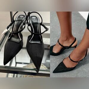 Zara slingback pumps